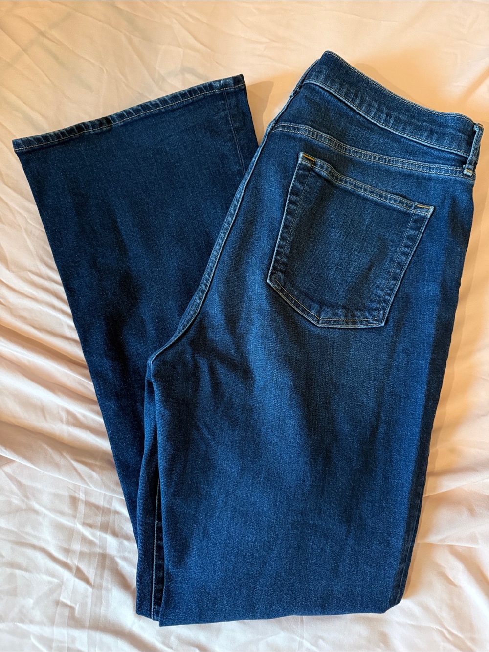 GAP Women's Dark Blue Wide Leg Jeans